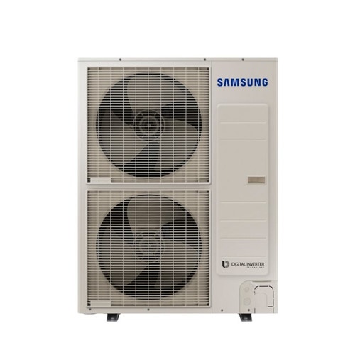 Immagine di Samsung Cassetta 4 VIE Climatizzatore monosplit inverter | unità esterna 14 kW unità interna 48000 BTU con pannello e comando wireless trifase AC140MN4DKH/EU-AC140MXADNH/EU-PC4NUSKAN-MR-EH00