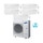 Samsung WINDFREE Climatizzatore penta split wi-fi 7+7+7+9+12 BTU AJ100FCJ5EH/EU+3xAR07MSPXBW+AR09MSPXBW+AR12MSPXBW