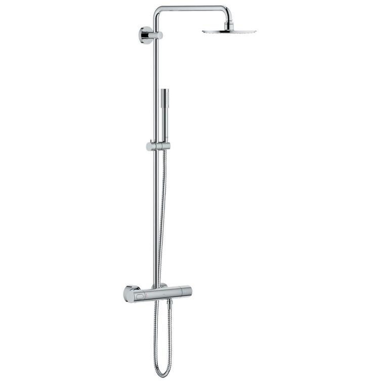 Colonna Doccia Con Miscelatore Termostatico Prezzi.Grohe 27032001 Rainshower System Colonna Doccia Con Miscelatore Termostatico E Soffione O 210 Mm Manopola Doccia Monogetto Cromo Grohe Ecojoy Prezzi E Offerte Su Tavolla Com