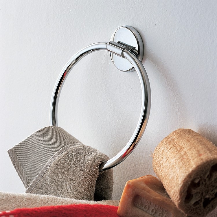 Immagine di Inda COLORELLA portasalviette ad anello, finitura cromo A2316T CR