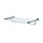 Inda Inox portateli con portasalviette interasse 60cm, finitura inox spazzolato A14690 NS