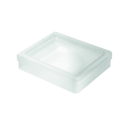 Immagine di Inda New Europe porta sapone in vetro satinato R49110