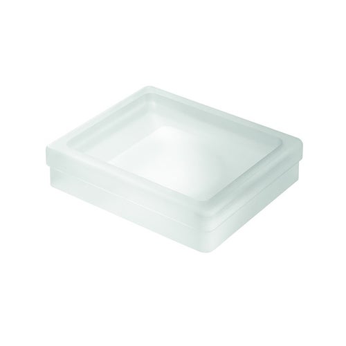 Immagine di Inda New Europe porta sapone in vetro satinato R49110