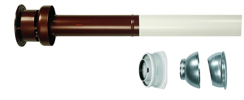 Immagine di Immergas Kit verticale concentrico color tegola Ø 60/100 (estensione max 14.4 m) 3.016833