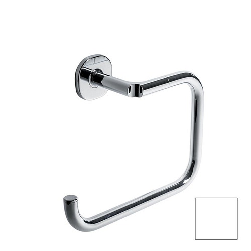 Immagine di Inda Ellepi portasalviette ad anello, finitura bianco opaco A44160 WM