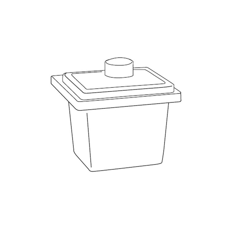 Immagine di Inda Contenitore in vetro satinato R49120001