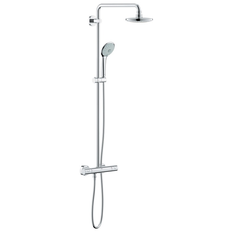 Colonna Doccia Con Miscelatore Termostatico Prezzi.Grohe 27296001 Euphoria System Colonna Doccia Con Miscelatore Termostatico E Soffione O 180 Mm Manopola Doccia Monogetto Cromo Prezzi E Offerte Su Tavolla Com