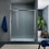 Immagine di Inda Trendy Design porta scorrevole sinistra per nicchia, finitura cromo/silver B4433 S AK 01
