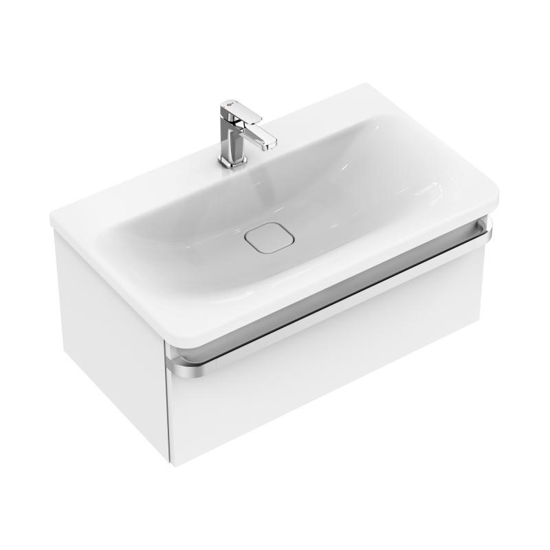 Immagine di Ideal Standard TONIC II lavabo top 80 cm monoforo, senza troppopieno, colore bianco K083901