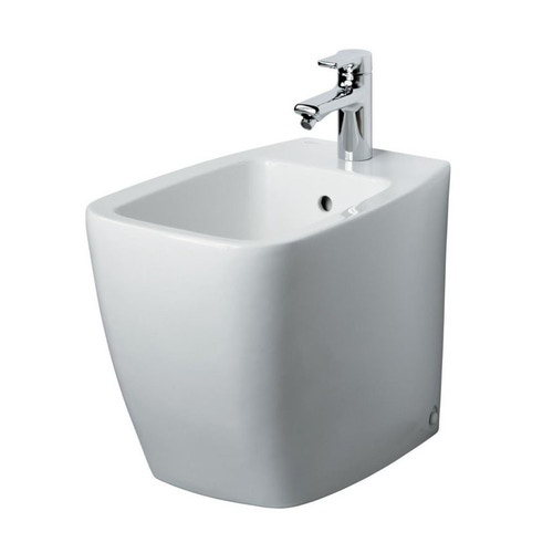 Immagine di Ideal Standard 21 bidet a pavimento monoforo filo parete, bianco T515001