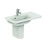 Immagine di Ideal Standard Connect Space lavabo Top asimmetrico 70 x 38 cm con ripiano destro con foro rubinetteria e troppopieno, bianco E132801