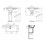 Immagine di Ideal Standard Connect Space lavabo Top asimmetrico 70 x 38 cm con ripiano destro con foro rubinetteria e troppopieno, bianco E132801