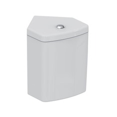 Immagine di Ideal Standard Connect Space Cassetta angolare completa di batteria double flush (6/3 litri), bianco E119101