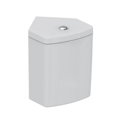Immagine di Ideal Standard Connect Space Cassetta angolare completa di batteria double flush (6/3 litri), bianco E119101