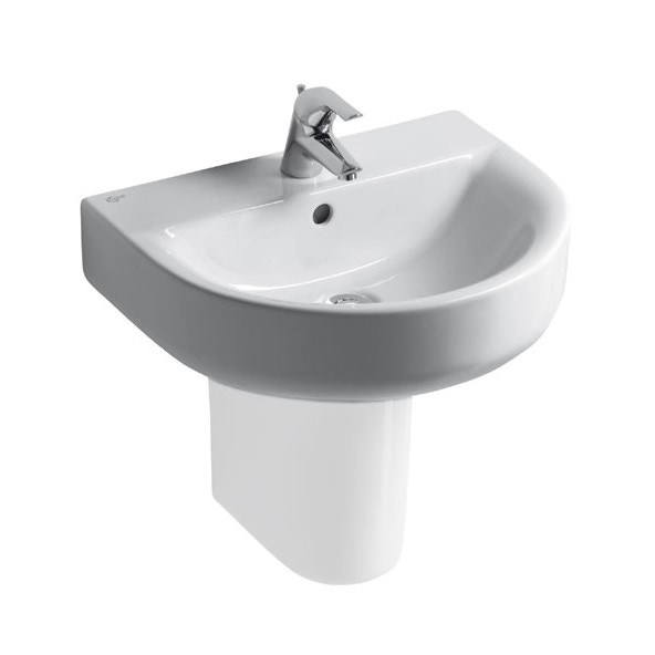 Immagine di Ideal Standard CONNECT lavabo Arc 70 cm, monoforo, con troppopieno, colore bianco E774001