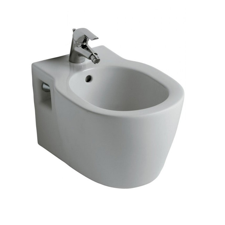 Rubinetto Bidet Ideal Standard.Ideal Standard E799701 Connect Bidet Sospeso Monoforo Con Erogazione Dell Acqua Dal Rubinetto Bianco Prezzi E Offerte Su Tavolla Com