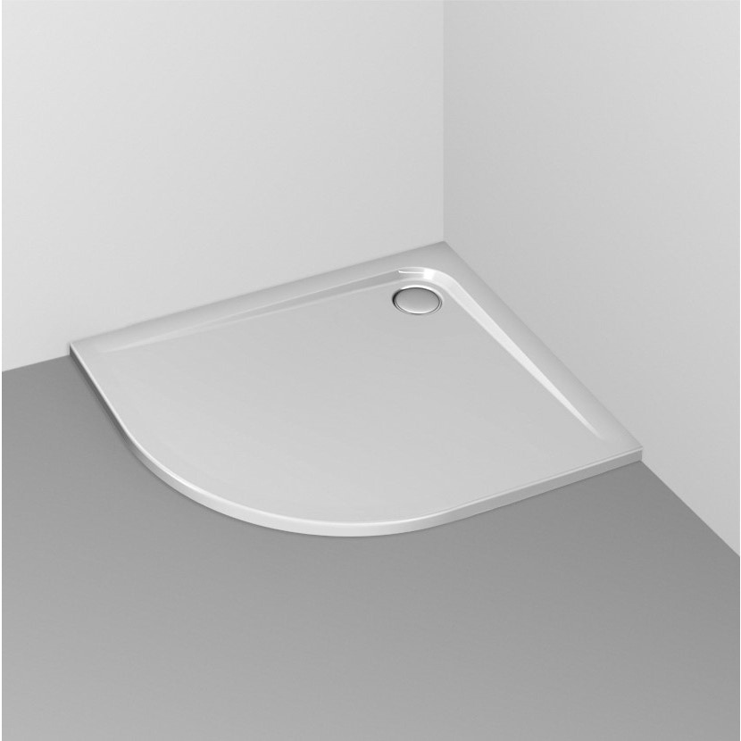 Immagine di Ideal Standard ULTRA FLAT piatto doccia angolare in acrilico 95 x 75 cm versione destra, bianco K240401