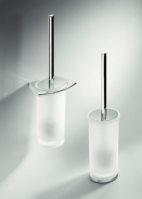 Immagine di Colombo Design LAND porta scopino d'appoggio, finitura cromo B28060CR-VAN