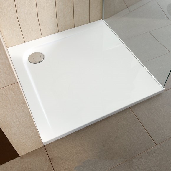 Immagine di Ideal Standard ULTRA FLAT piatto doccia quadrato in acrilico 120 x 120 cm, bianco K517501