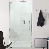 Immagine di Inda Teknoair porta a battente per nicchia, vetro grigio B8040 0 AN 14