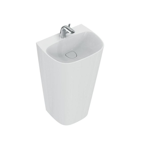 Immagine di Ideal Standard Dea Totem 525x430x870 mm con foro rubinetteria, copripiletta di scarico in ceramica removibile a corredo, bianco T085101