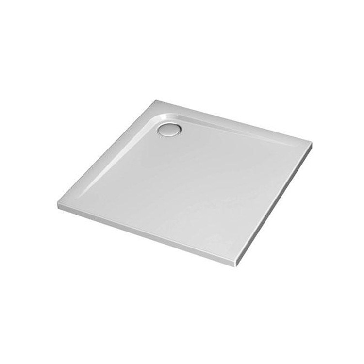 Immagine di Ideal Standard ULTRA FLAT piatto doccia quadrato in acrilico con ideal grip 80 x 80 cm, bianco K5172YK