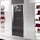 Inda Trendy porta a battente per nicchia, finitura cromo B4440 T AN 01