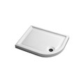 Immagine di Ceramica Dolomite SWIM Piatto doccia 100x80x8 cm, foro di scarico Ø90 mm,ceramica,bianco J366100