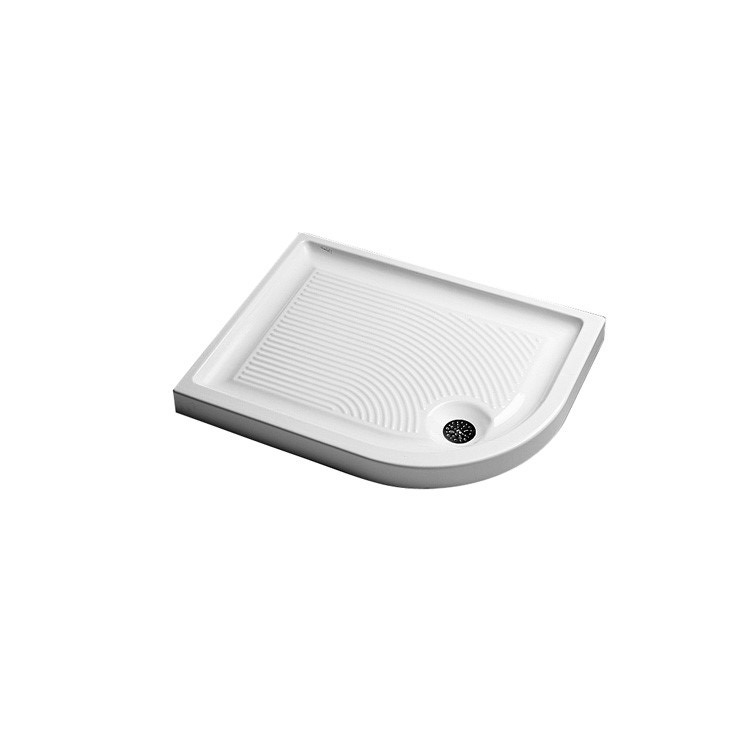 Immagine di Ceramica Dolomite SWIM Piatto doccia 90x70x8 cm, foro di scarico Ø90 mm,ceramica,bianco J339200