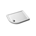 Immagine di Ceramica Dolomite SWIM Piatto doccia 100x80x8 cm, foro di scarico Ø90 mm,ceramica,bianco J366400