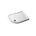 Immagine di Ceramica Dolomite SWIM Piatto doccia 90x70x8 cm, foro di scarico Ø90 mm,ceramica,bianco J339300