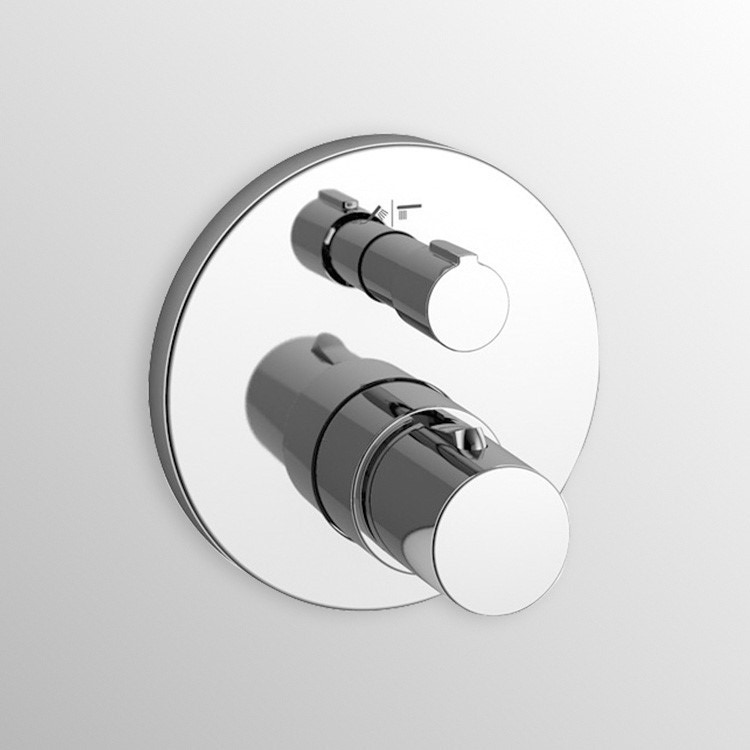 Immagine di Ideal Standard NEON Miscelatore termostatico ad incasso individuale con deviatore per vasca/doccia,cromo A6381AA