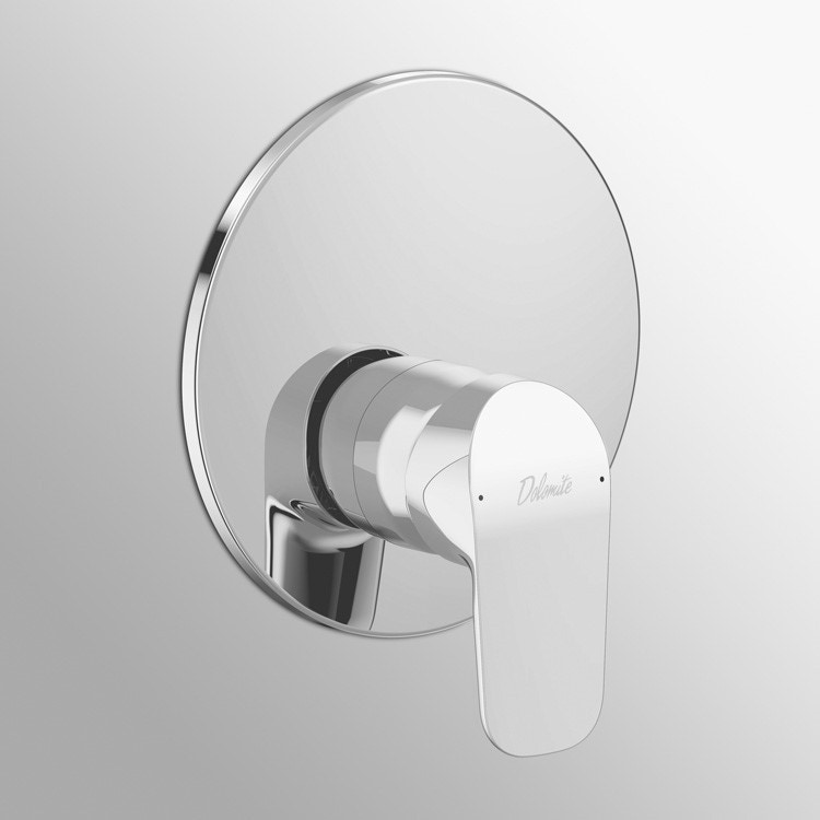 Immagine di Ceramica Dolomite BASE miscelatore monocomando ad incasso per doccia, non corredato di componenti doccia, cromo A6726AA