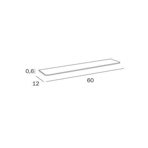 Immagine di Inda Ripiano in cristallo satinato temperato 6 mm R1809N