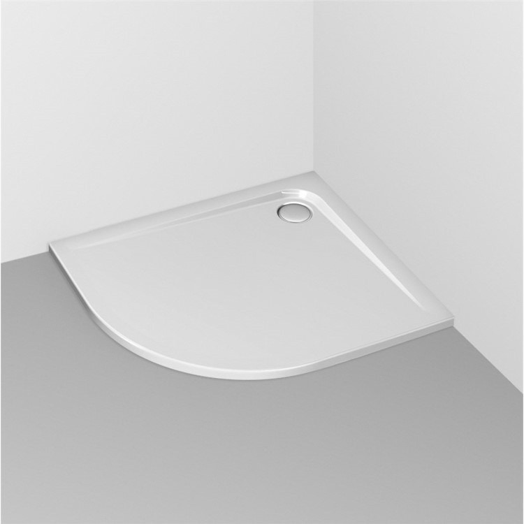 Immagine di Ideal Standard ULTRA FLAT piatto doccia angolare in acrilico 120 x 80 cm versione destra, bianco K240801