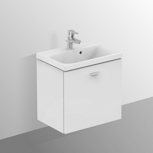 Immagine di Ideal Standard CONNECT SPACE mobile sottolavabo 54 x 51,3 x 37,5 cm, finitura bianco laccato lucido E0313WG