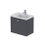 Immagine di Ideal Standard CONNECT SPACE mobile sottolavabo 59 x 51,3 x 37,5 cm, versione sinistra, finitura grigio laccato lucido E0314KR
