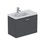 Immagine di Ideal Standard CONNECT SPACE mobile sottolavabo 69 x 51,3 x 37,5 cm, versione destra, finitura grigio laccato lucido E0317KR