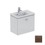 Immagine di Ideal Standard CONNECT SPACE mobile sottolavabo 59 x 51,3 x 37,5 cm, versione destra, finitura noce scuro E0315SX