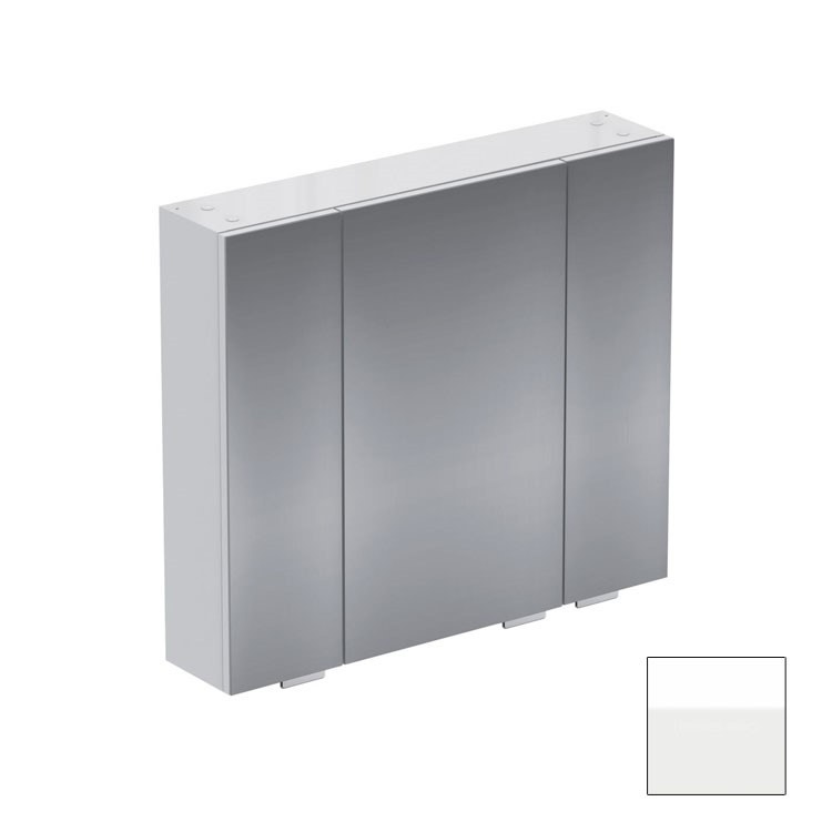Immagine di Ideal Standard CONNECT SPACE  Specchio contenitore con tre ante 800x700x172 mm, Finitura Bianco laccato lucido E0322WG