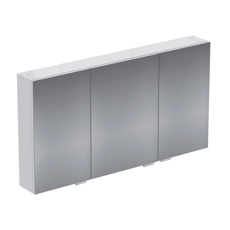 Immagine di Ideal Standard CONNECT SPACE  Specchio contenitore con tre ante 1300x700x172 mm, Finitura Acciaio E0324KP
