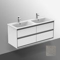 Immagine di Ideal Standard CONNECT AIR mobile sottolavabo 120 cm con 4 cassetti, finitura legno grigio (esterno) e bianco matt (interno) E0822PS