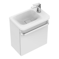 Immagine di Ideal Standard TONIC II mobile sottolavabo 45 x 26 x 48 cm con anta apertura a destra, finitura bianco laccato lucido R4306WG