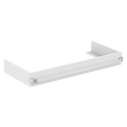 Immagine di Ideal Standard TONIC II struttura 100 cm per lavabi Top, d'appoggio o come mensola, finitura bianco laccato lucido R4312WG
