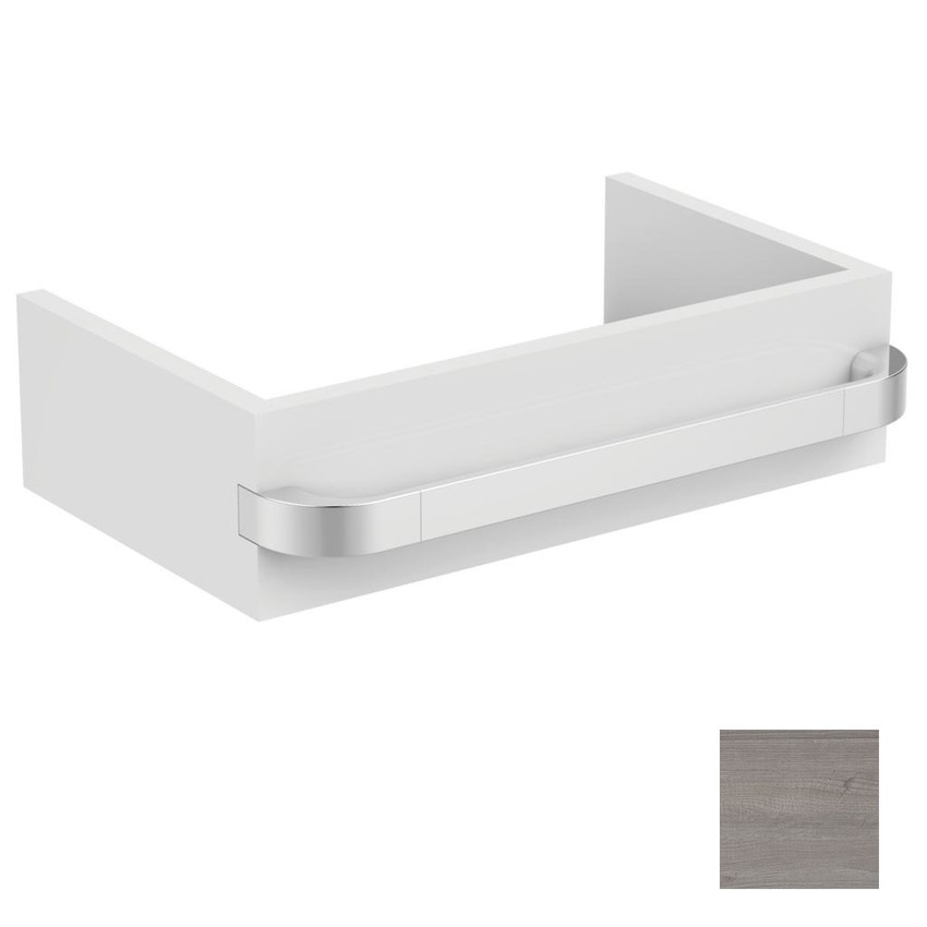 Immagine di Ideal Standard TONIC II struttura 45 cm per lavabi Top o come mensola, finitura legno grigio R4314FE