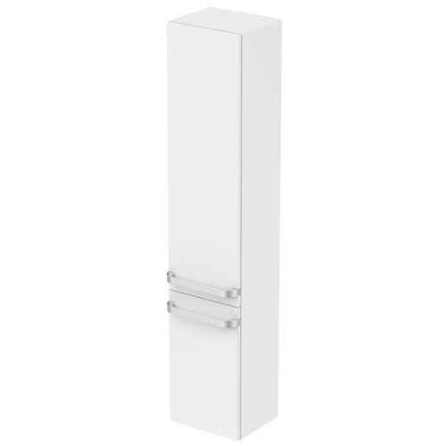 Immagine di Ideal Standard TONIC II mobile a colonna 35 x 173.5 x 30 cm, apertura ante a sinistra, bianco laccato lucido R4319WG