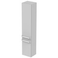 Immagine di Ideal Standard TONIC II mobile a colonna 35 x 173.5 x 30 cm, apertura ante a sinistra, grigio chiaro laccato lucido R4319FA