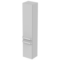Immagine di Ideal Standard TONIC II mobile a colonna 35 x 173.5 x 30 cm, apertura ante a sinistra, grigio chiaro laccato lucido R4319FA