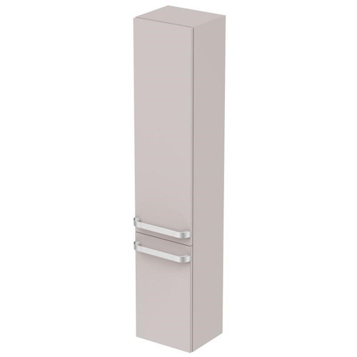 Immagine di Ideal Standard TONIC II mobile a colonna 35 x 173.5 x 30 cm, apertura ante a sinistra, cipria laccato lucido R4319FC