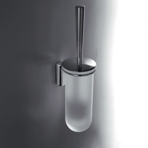 Immagine di Colombo Design LUNA porta scopino a muro, finitura cromo  B01070CR-VAN